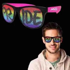 Rainbow Pride Billboard Sunglasses(Pad Print) 1