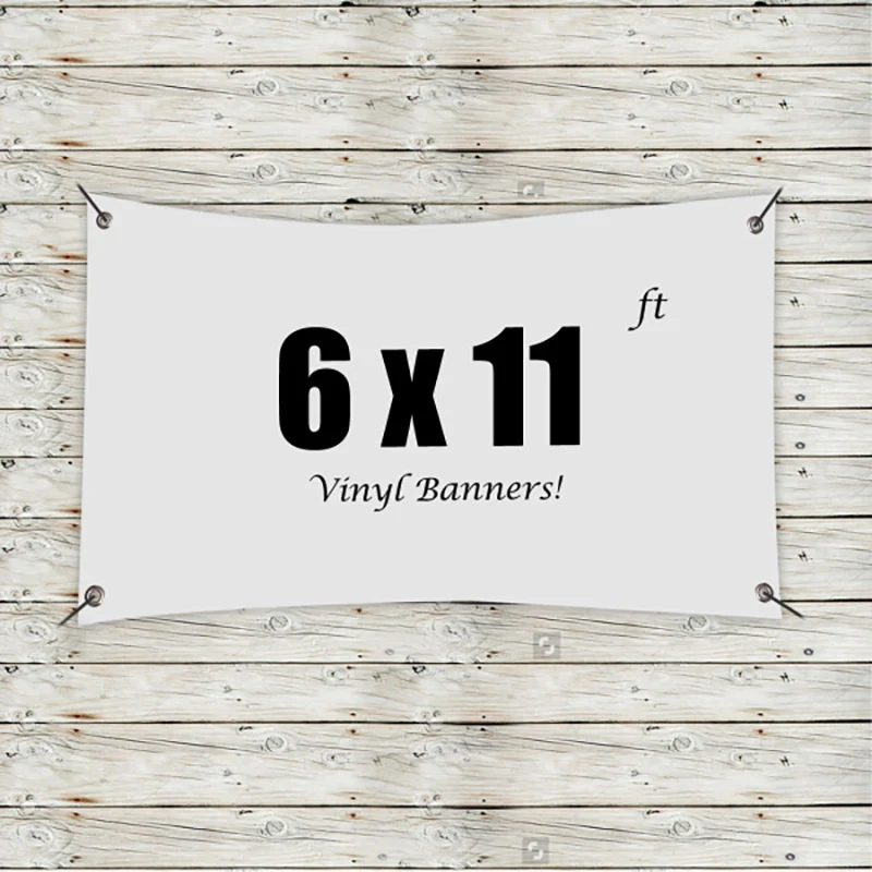 Custom 6' x 11' Vinyl Banners 1