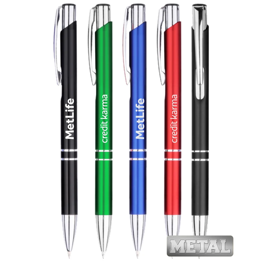 "Lucent" All Metal Click Pens 1
