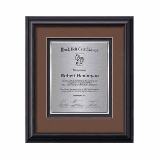 Monarch Certificate TexEtch - Black