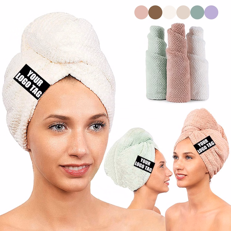 Fast Dry Magic Turban Microfiber Hair Towel