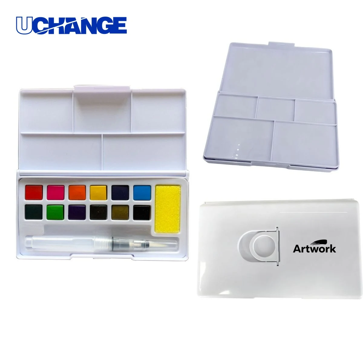 12 Color Solid Watercolor Pigment Set for Art 1