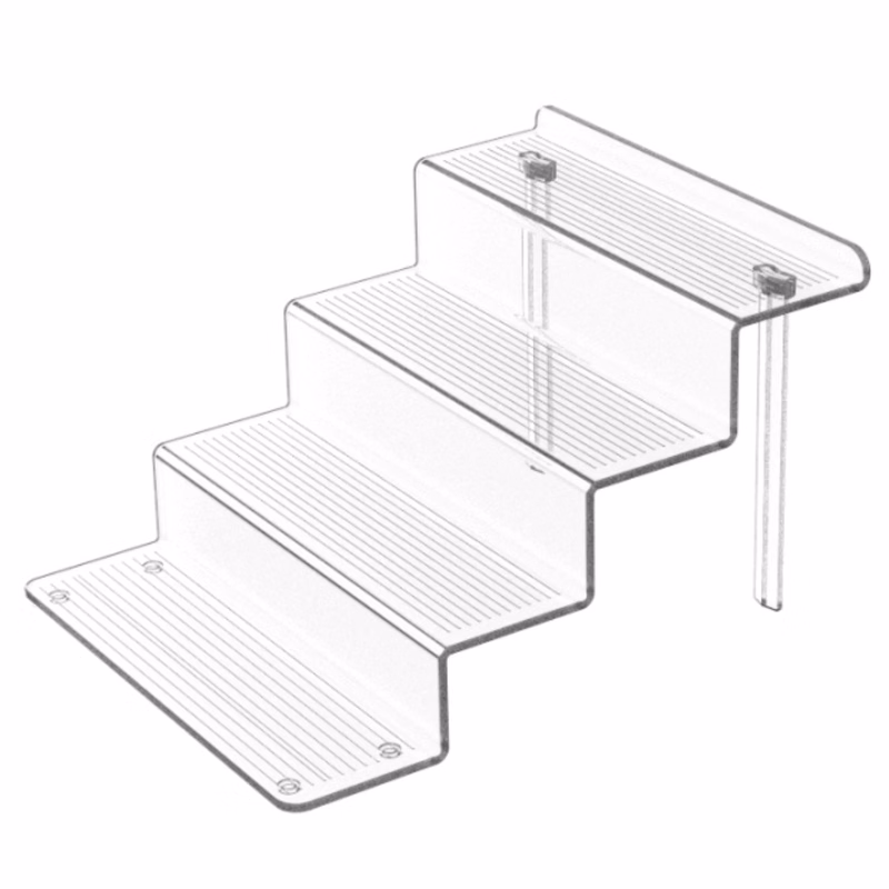 4 Tier Clear Shelf for Perfume Organizer
