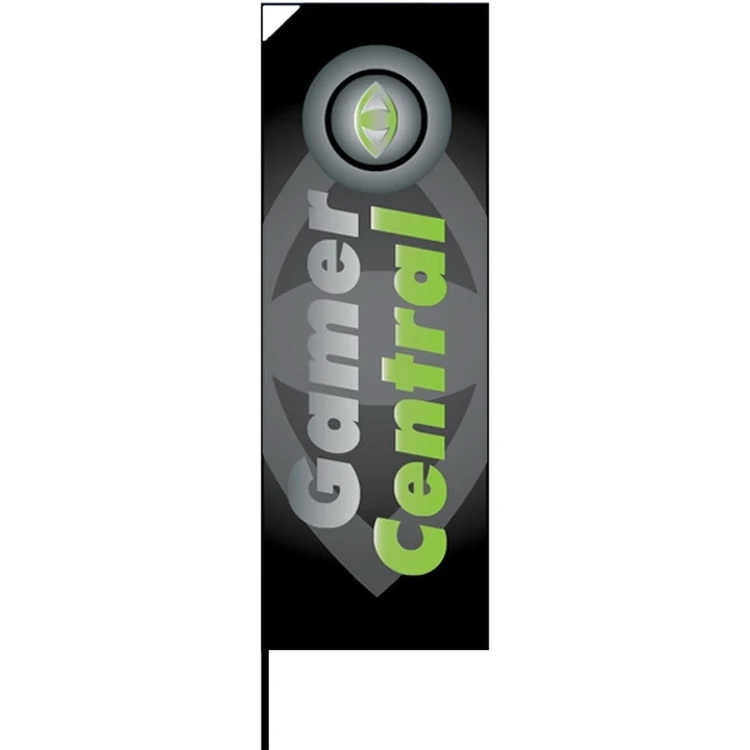 10ft Advertising Flags with Ground Stake 1