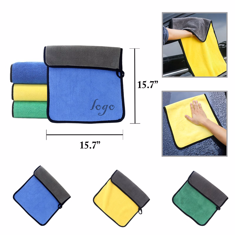 MOQ50 500g Coral Fleece Towel for Home and Car Cleaning