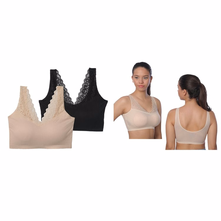 Women's Sports Bras - Assorted Colors M - XL Removable Pad