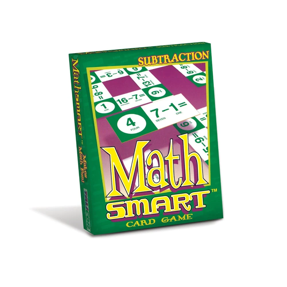 Math Smart Subtraction Card Games - 2+ Players Ages 5+ 1