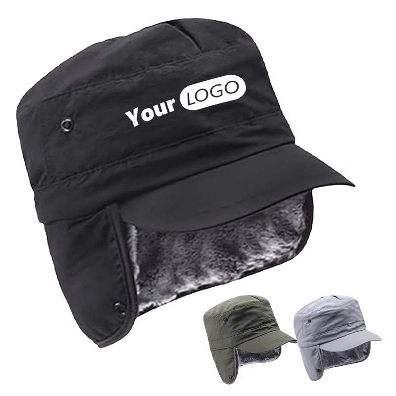 Nylon Waterproof And Warm Military Winter Hat