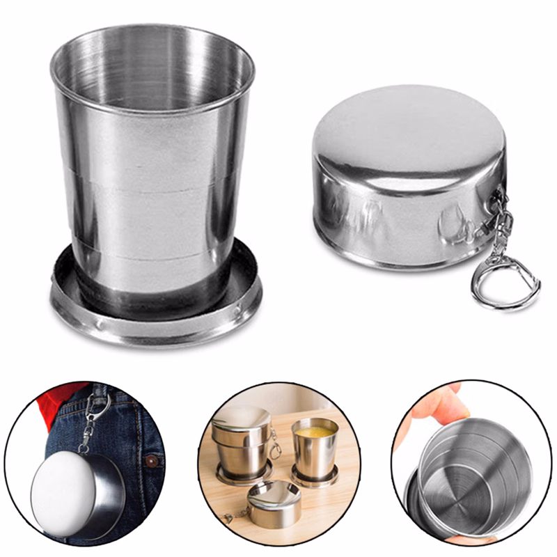 150mL Collapsible Stainless Steel Cup