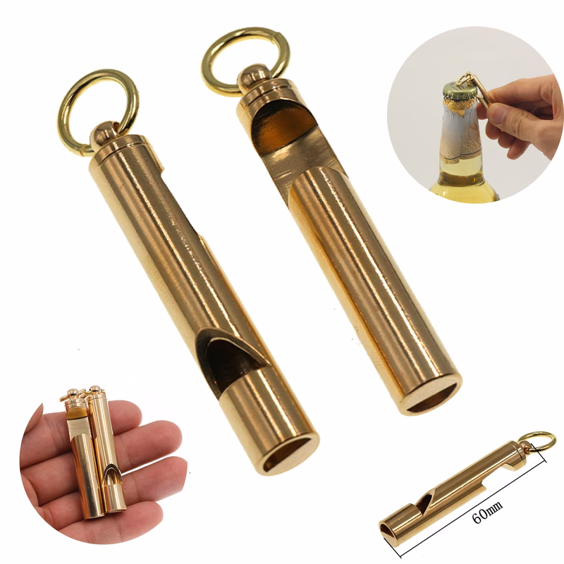 Zinc Alloy Whistle & Opener