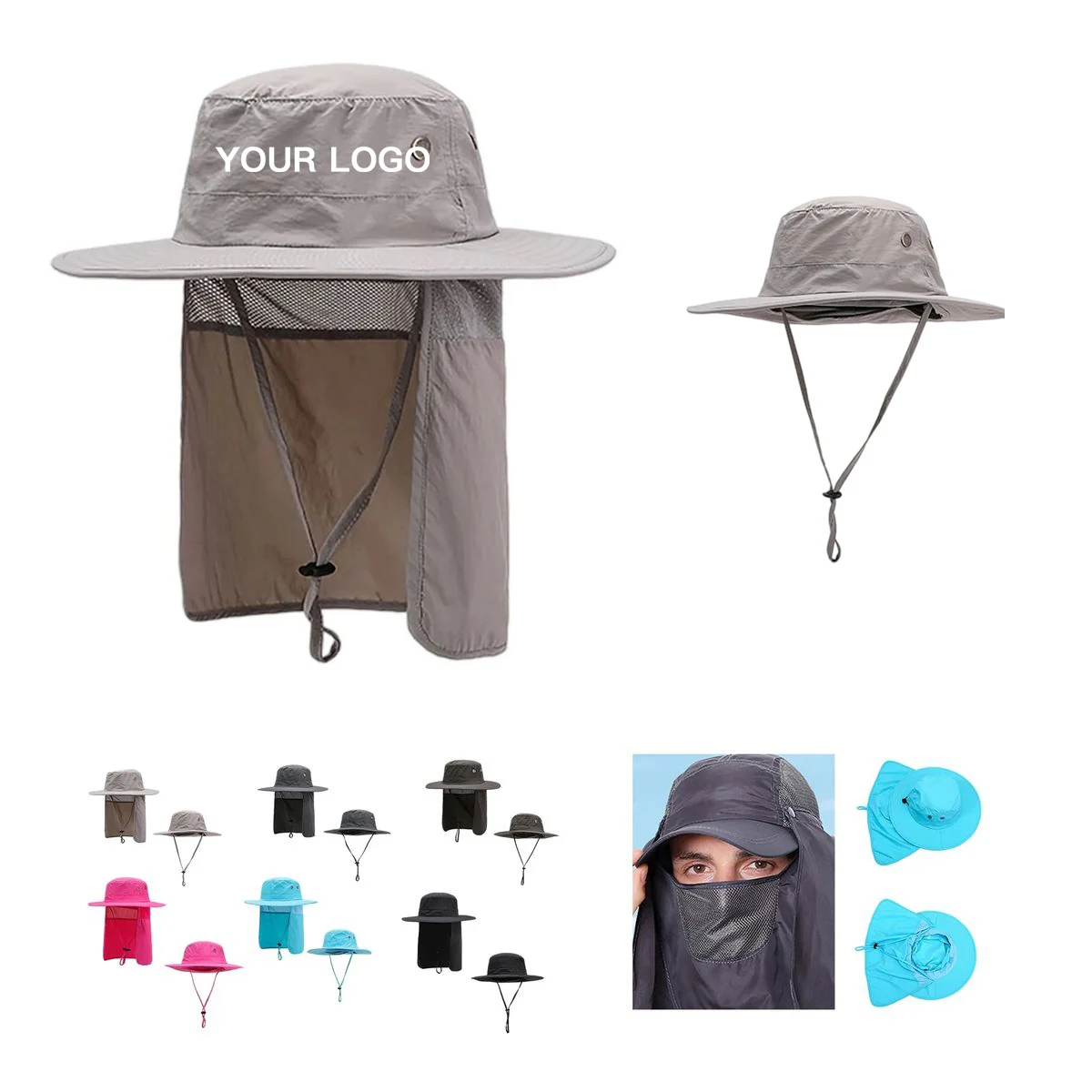 Lightweight Polyester Hat with Mesh Ventilation 1