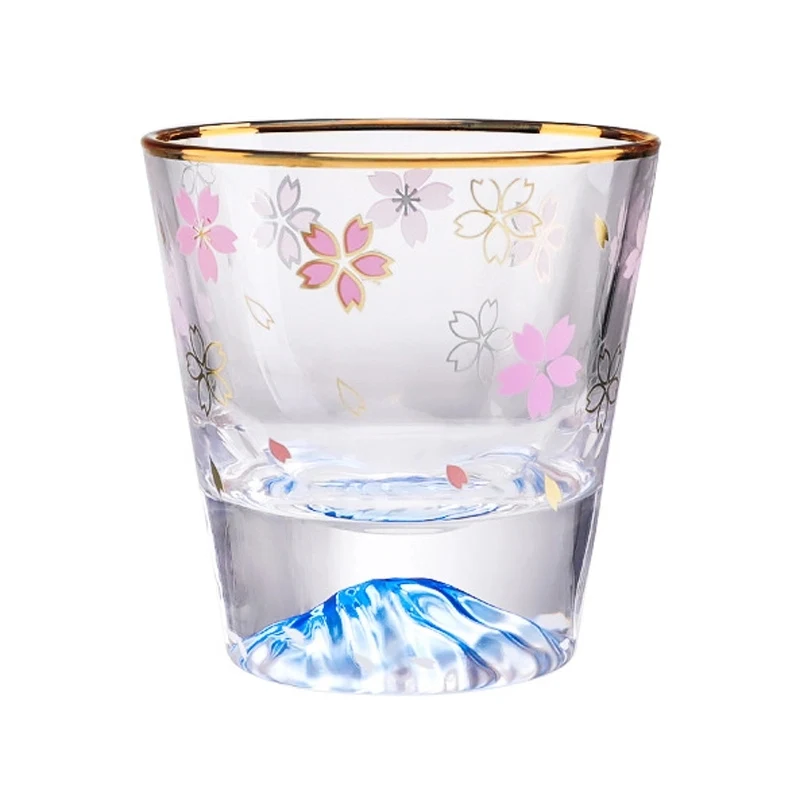 260ml 8.7oz Glass Tea Coffee Mug & Sakura Drink Gift Cup 1