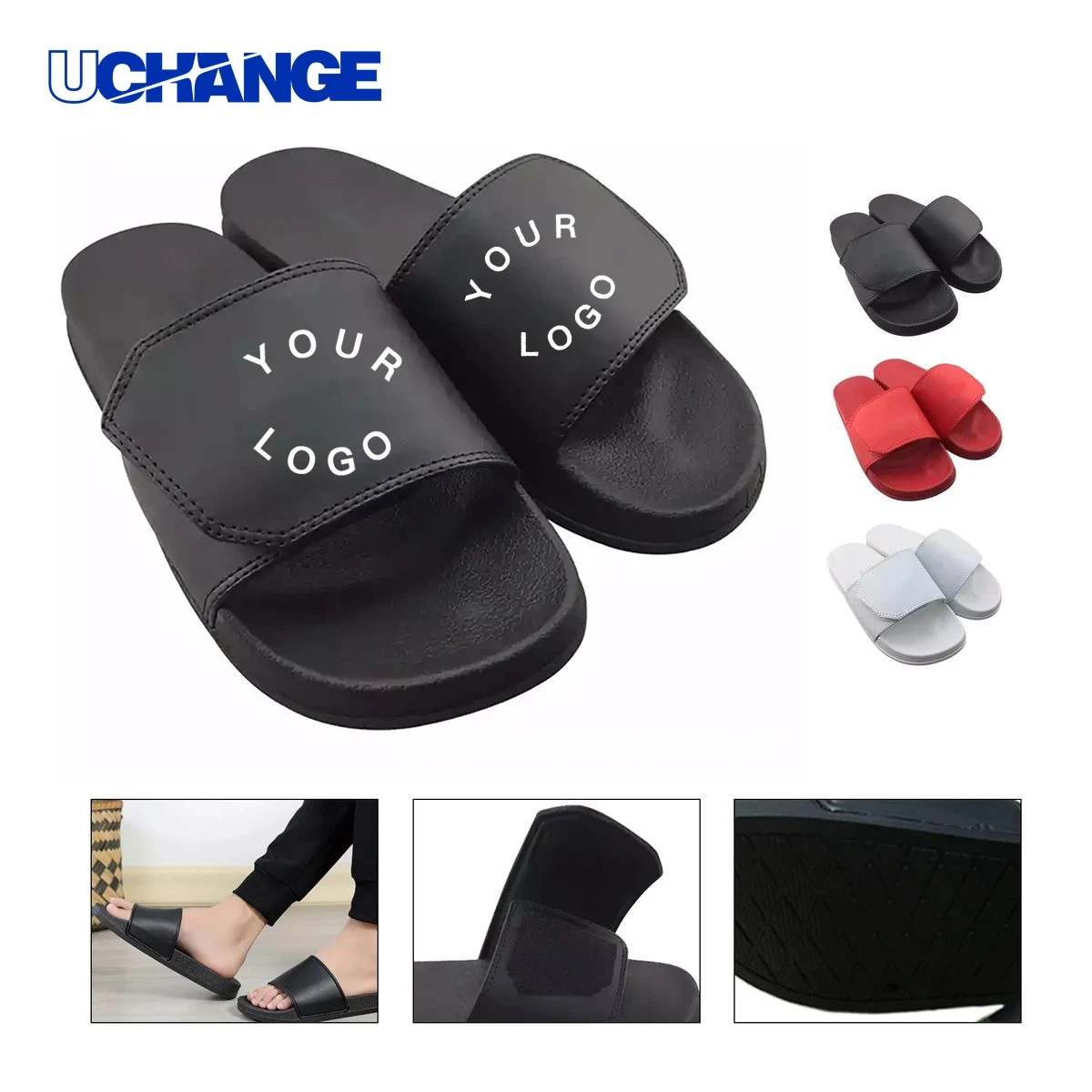 PVC Sandals Footwear with Adjustable Strap 1