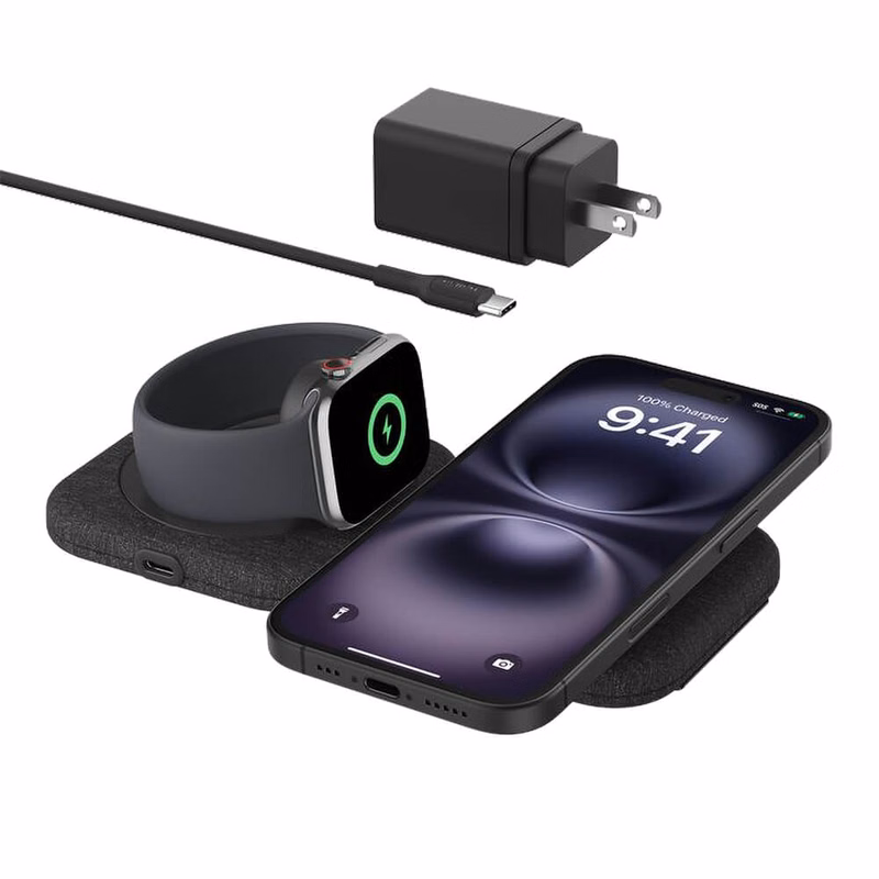 Belkin 2-IN-1 Magnetic Charging Travel Pad