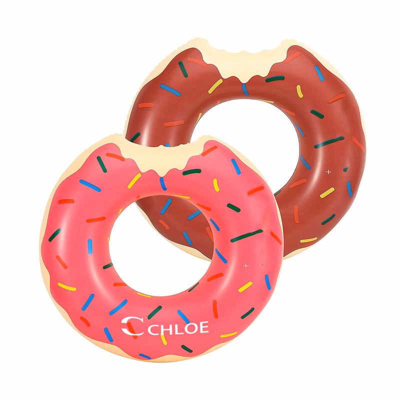 Adults Inflatable Donut Swimming Ring for Beach Pool