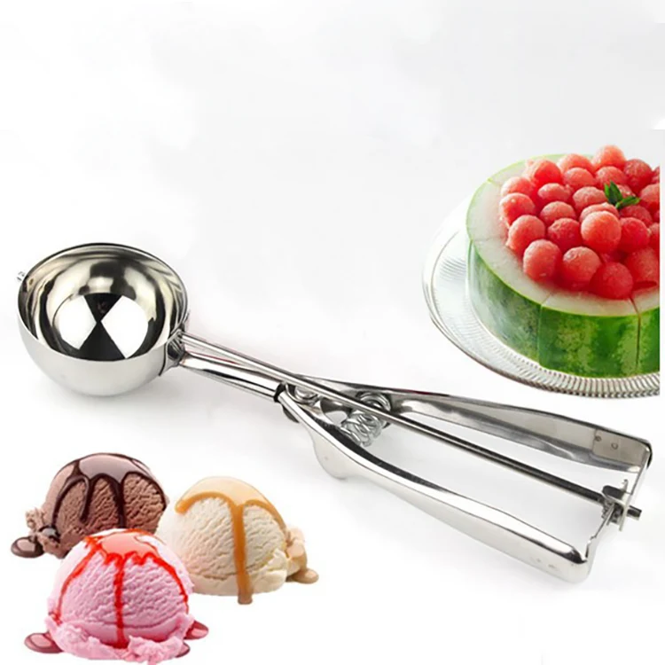 Various Sizes Of Stainless Steel Ice Cream Scoops 1