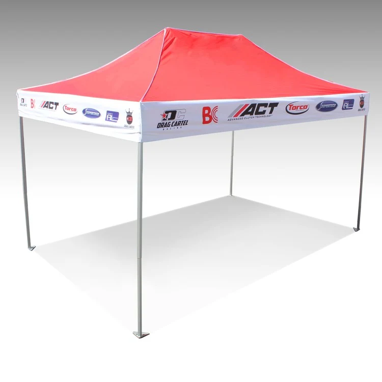 10x15 Custom Canopy w/ Printed Valances 1