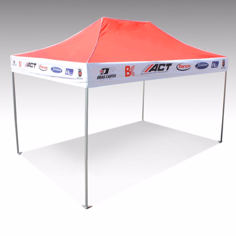 10x15 Custom Canopy w/ Printed Valances
