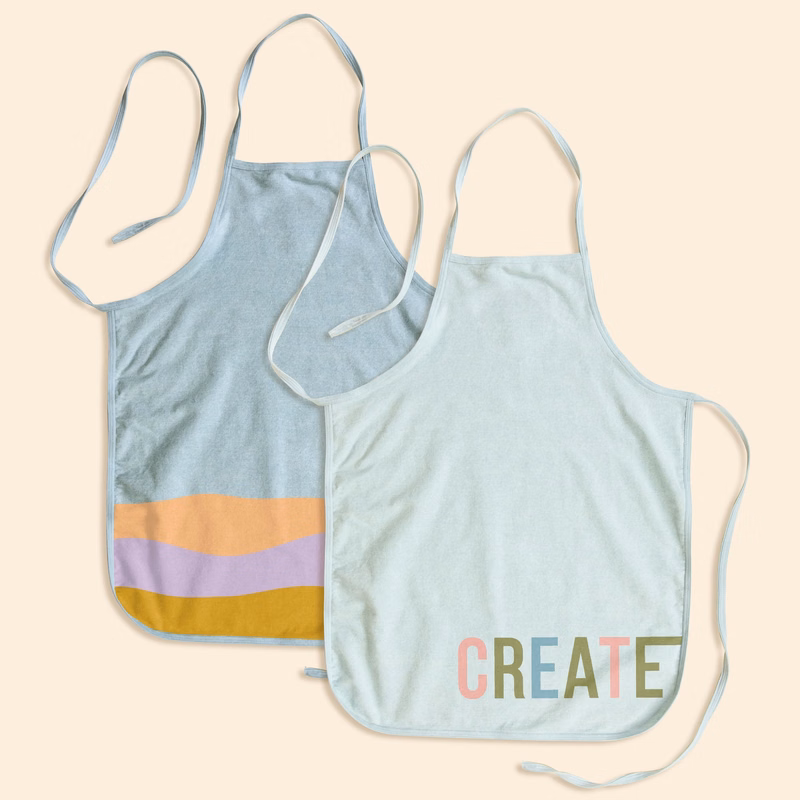 HOT MESS APRON - DENIM