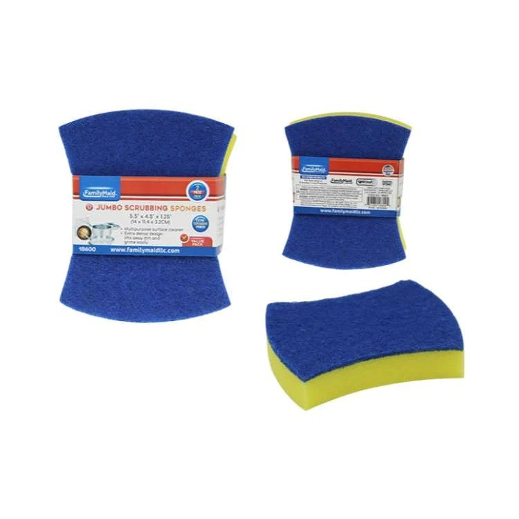 Jumbo Scrubbing Sponges - 2 Pack 1