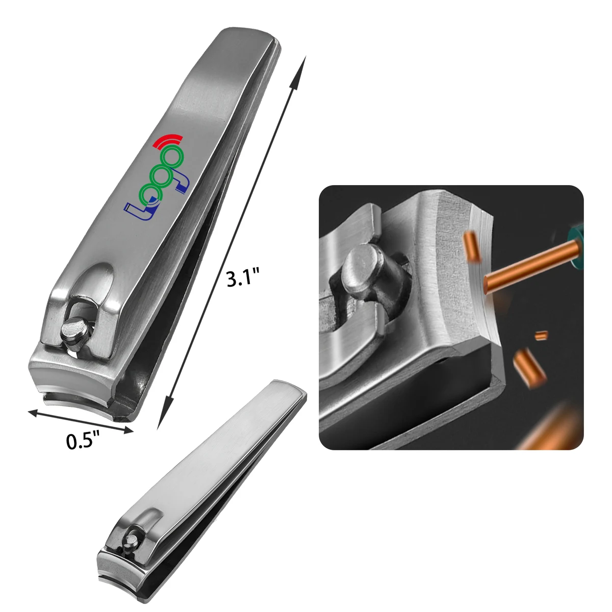 Durable Stainless Steel Nail Clippers 1
