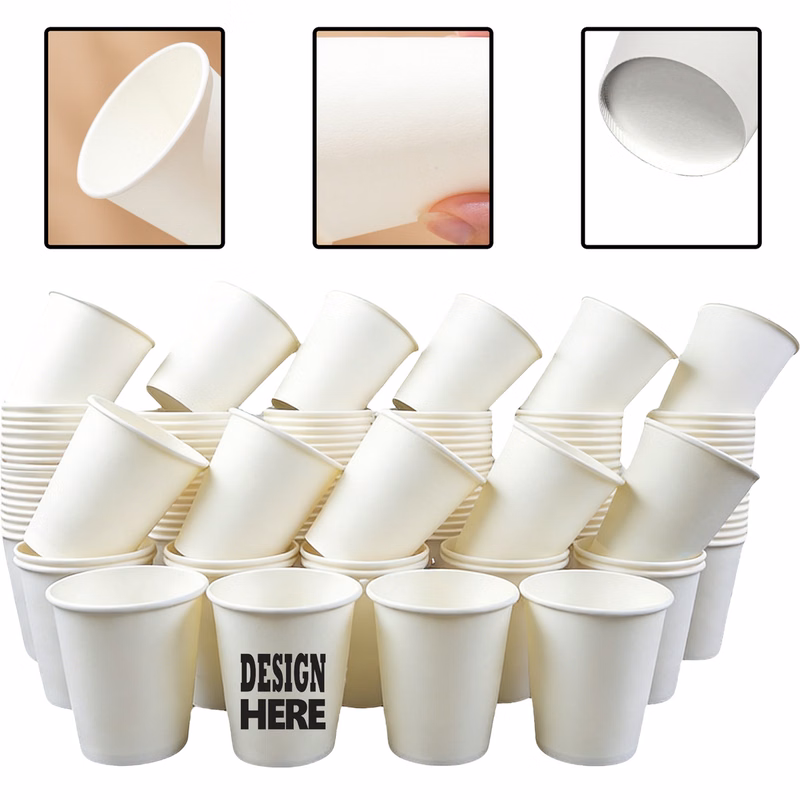Eco-Friendly 8oz Disposable Paper Cups