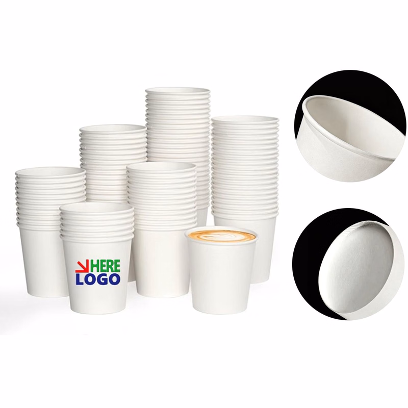 MOQ100 9oz Double-Thick Disposable Paper Cup
