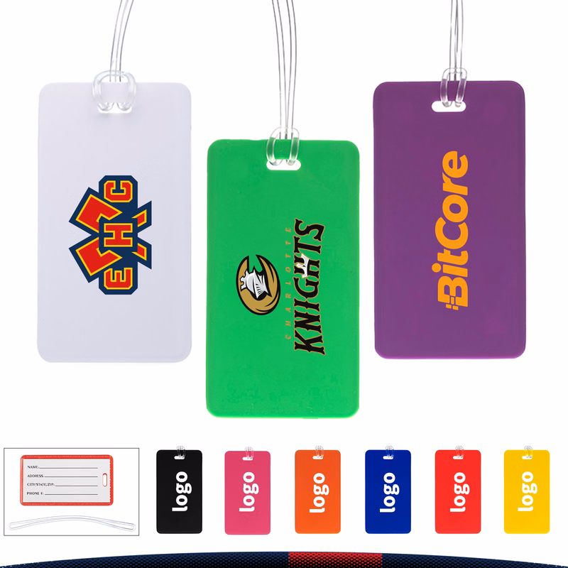 Durable Plastic Slip In Pocket Luggage Tags