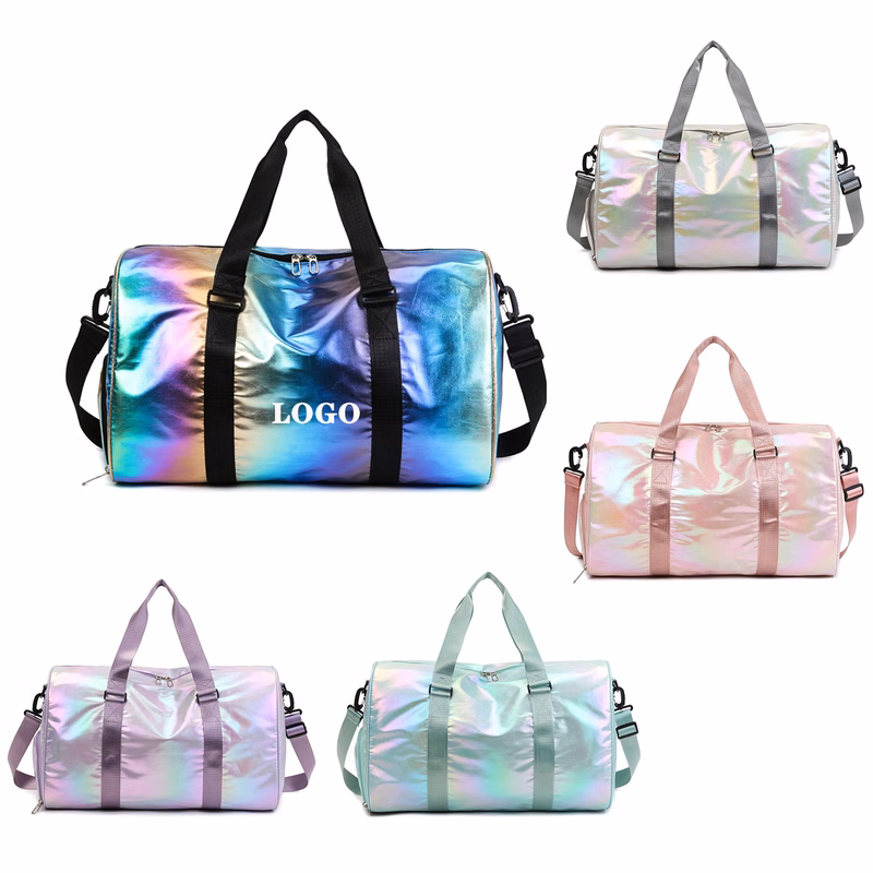 Fluorescent double-sided travel bag
