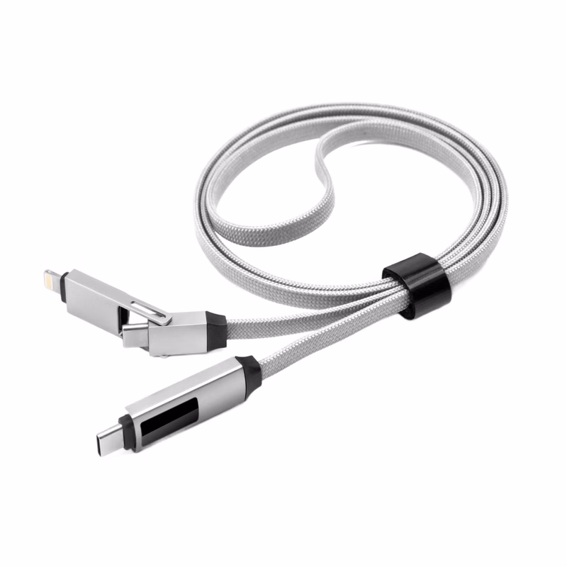 3-in-1 Magnetic Charging Cable with LED Screen