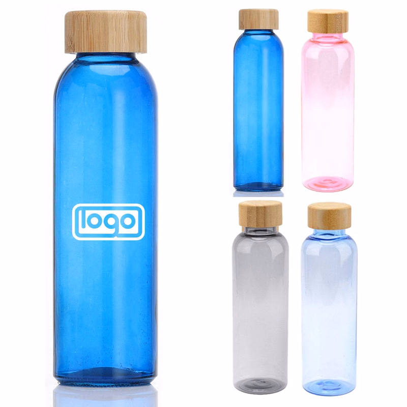 10oz Access Rpet Bottle W/ Bamboo Lid