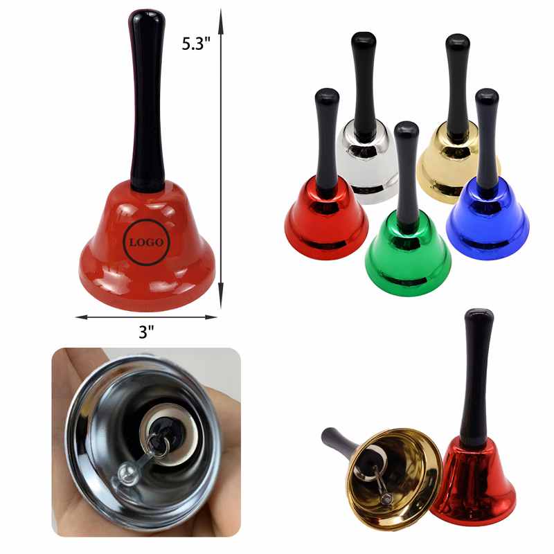 MOQ 50 PCS Delicate Christmas Hand Bell