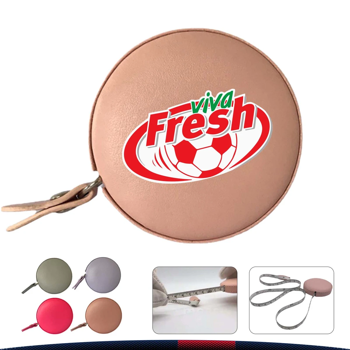 Leather Measuring Tape, custom ruler with logo imprint 1