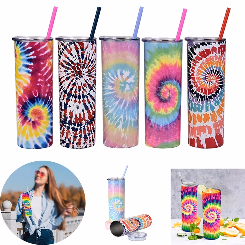 20 Oz Tie Dye Stainless Steel Skinny Tumbler