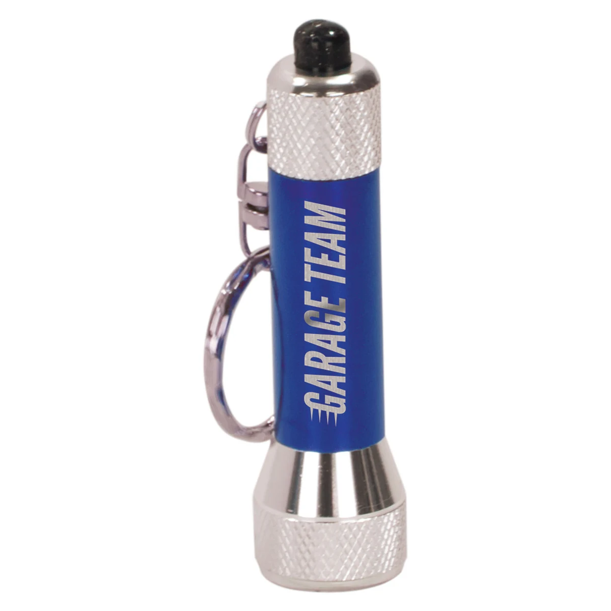 2 3/4" Blue 5-LED Flashlight with Keychain 1