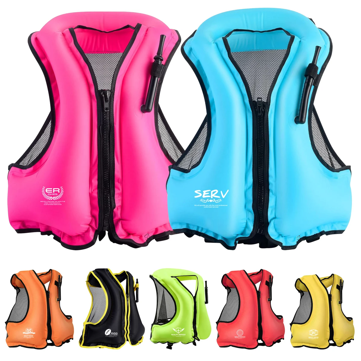 Portable Inflatable Swim Vest Jackets 1