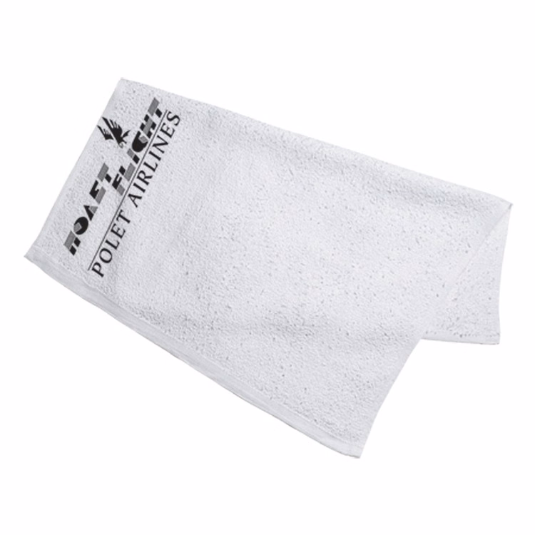 White Fringed Fingertip Towel