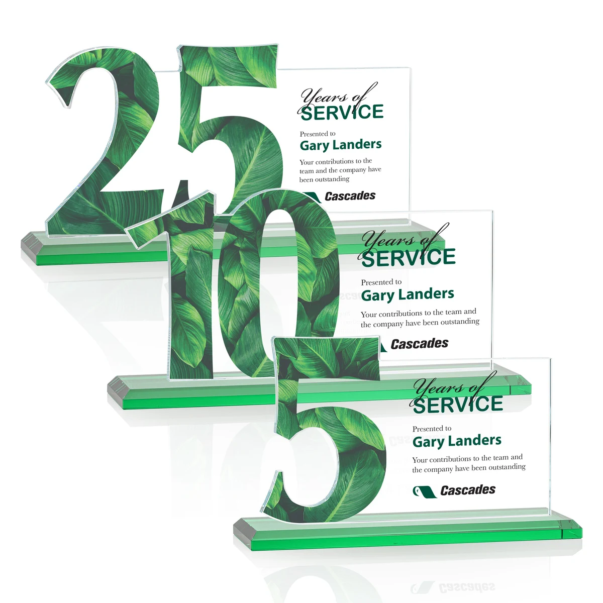 Hazelton VividPrint™ Award - Green 1