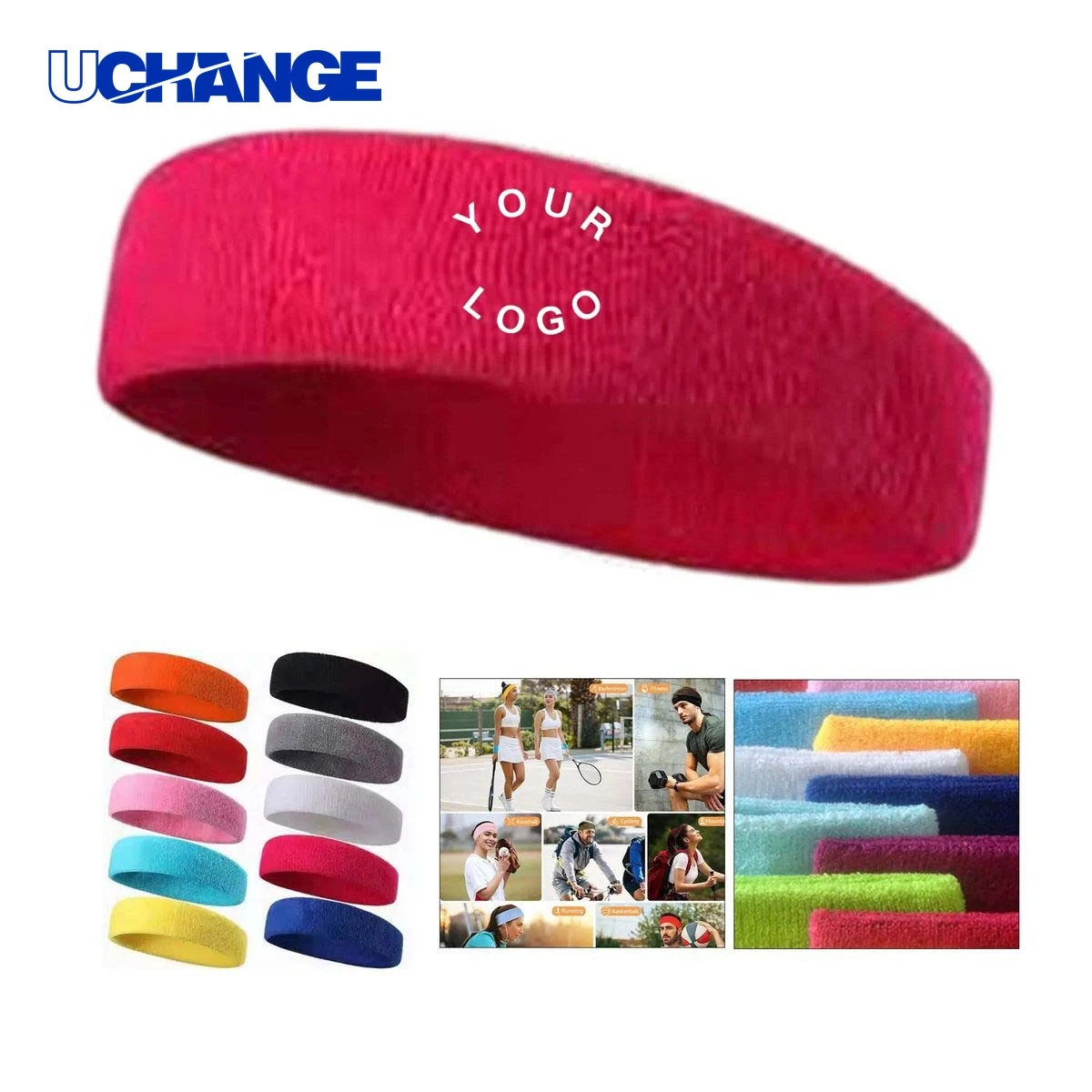 Breathable Headband Band with Sweat Absorption for Workouts 1