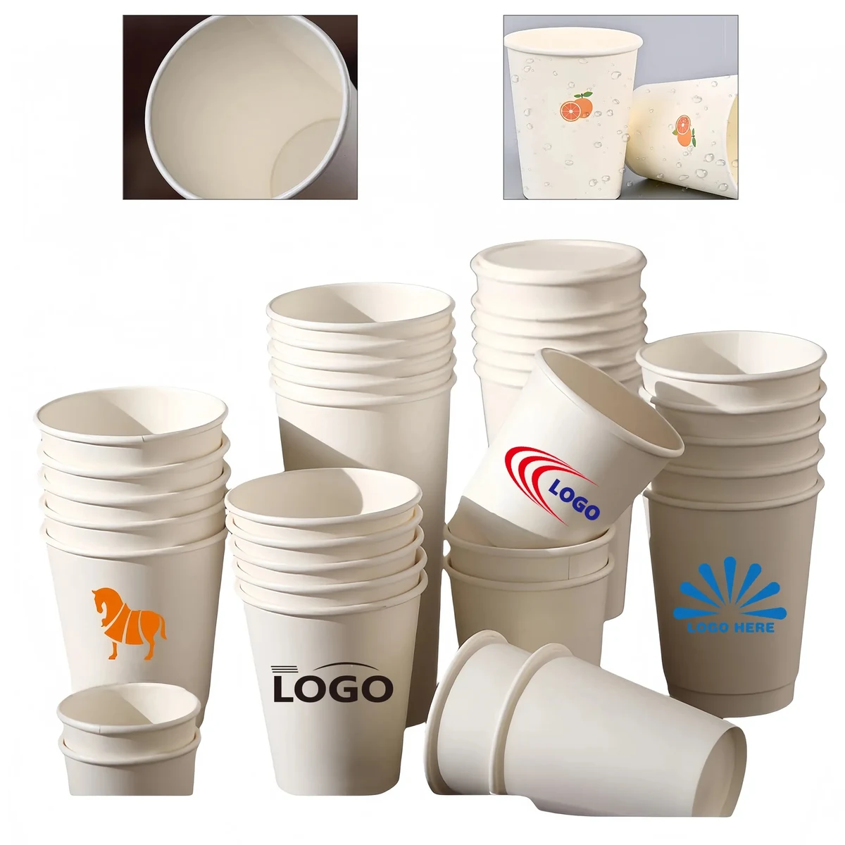 9oz Sturdy Eco Disposable Hot Drink Cup Commercial Grade 1