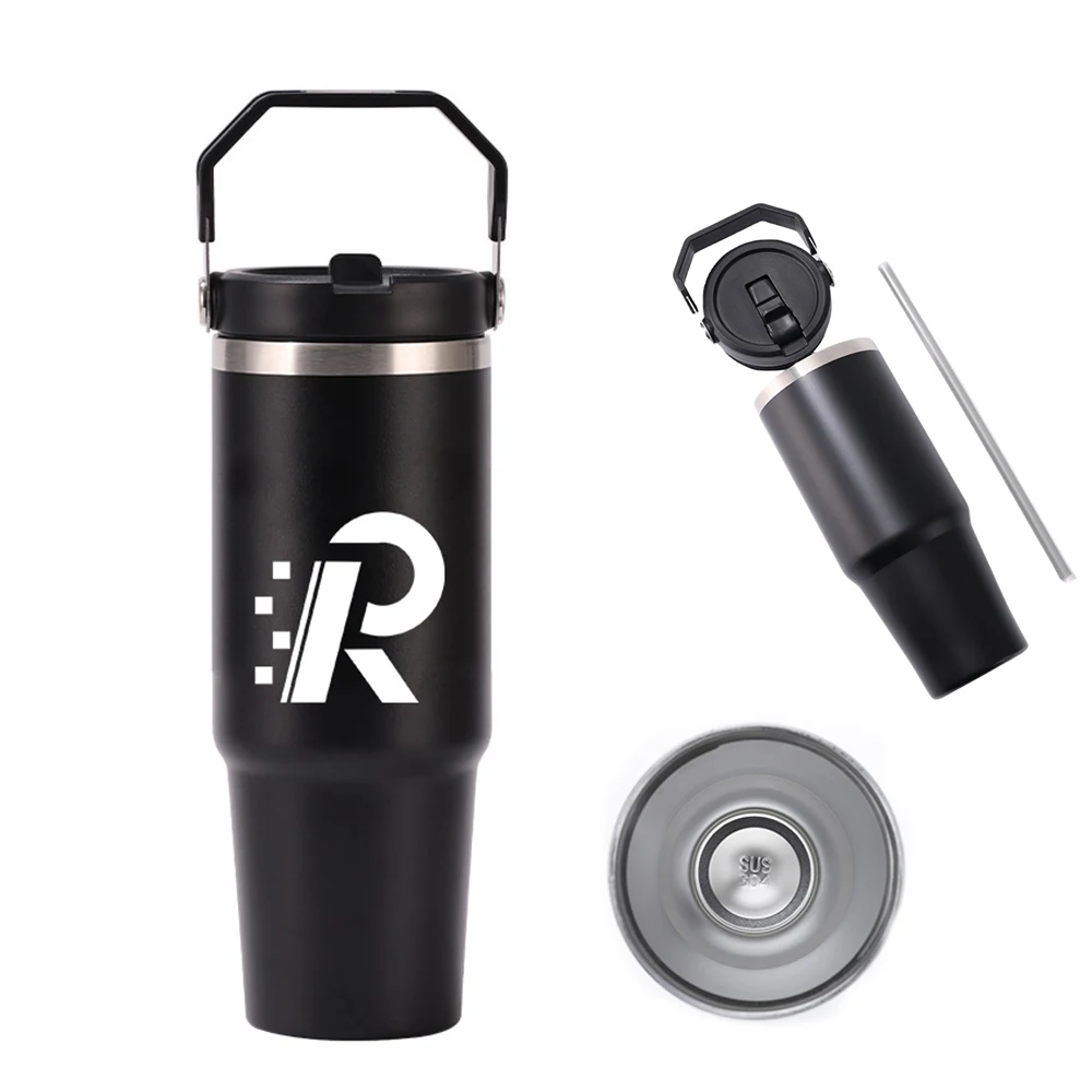 30oz Tumbler with Handle 1