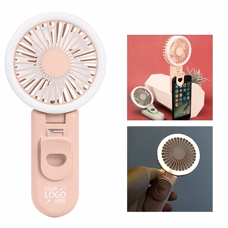 Mini Light Phone Clip Fan