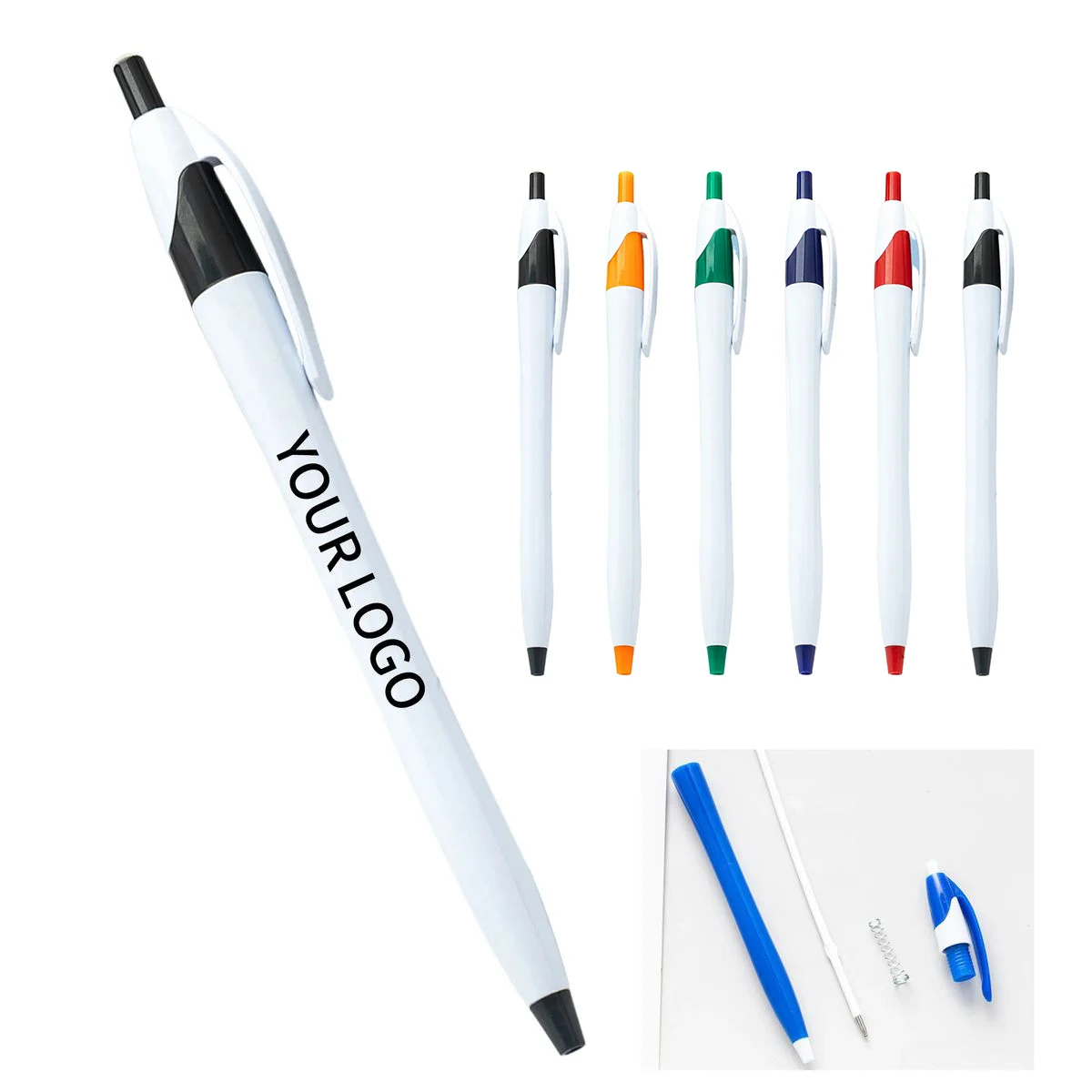Plastic Durable Daily Use Retractable Pen 1