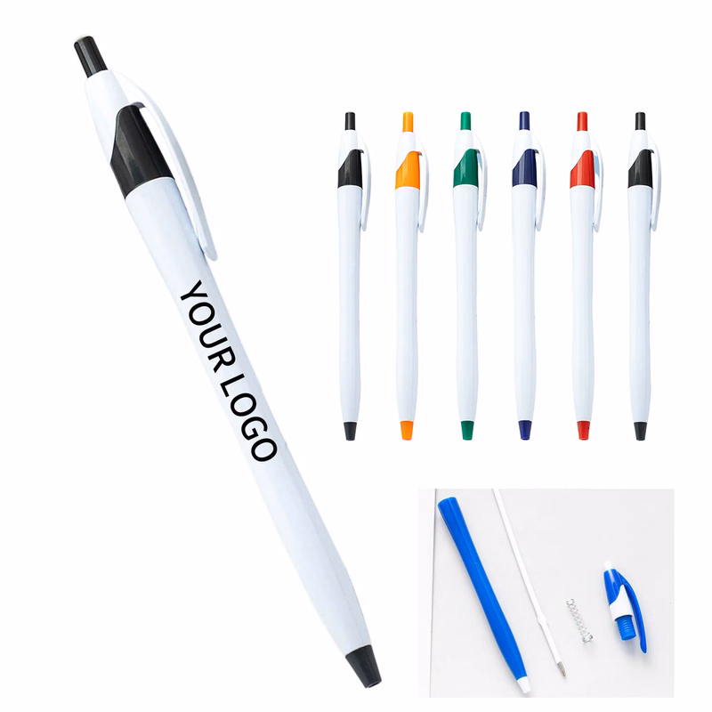 Plastic Durable Daily Use Retractable Pen