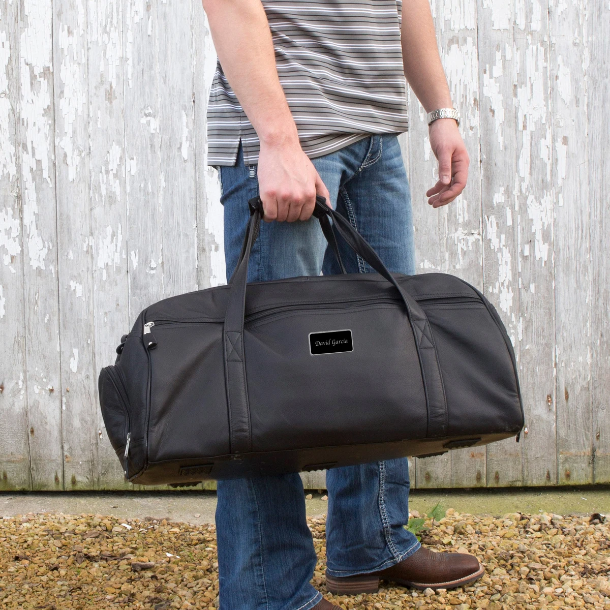 Marble Canyon Leather Sport Duffel Bag 1