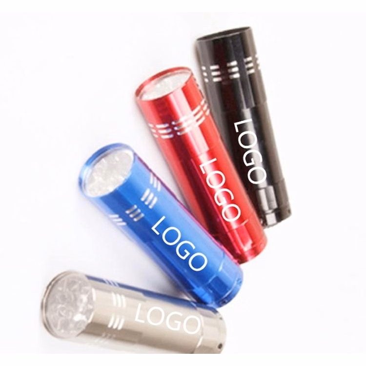 9 LED Metal Flashlight