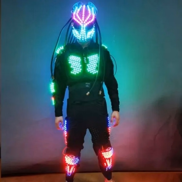 Interactive LED Robot Costume for Parties and Events