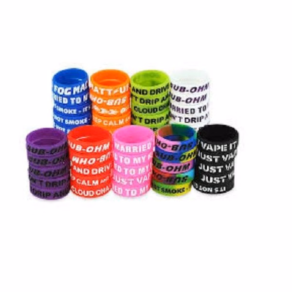Deboss-Fill Vape Bands