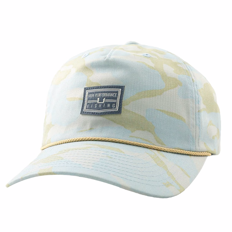 HUK® Unstructured Camo Printed Cap with Custom Logo