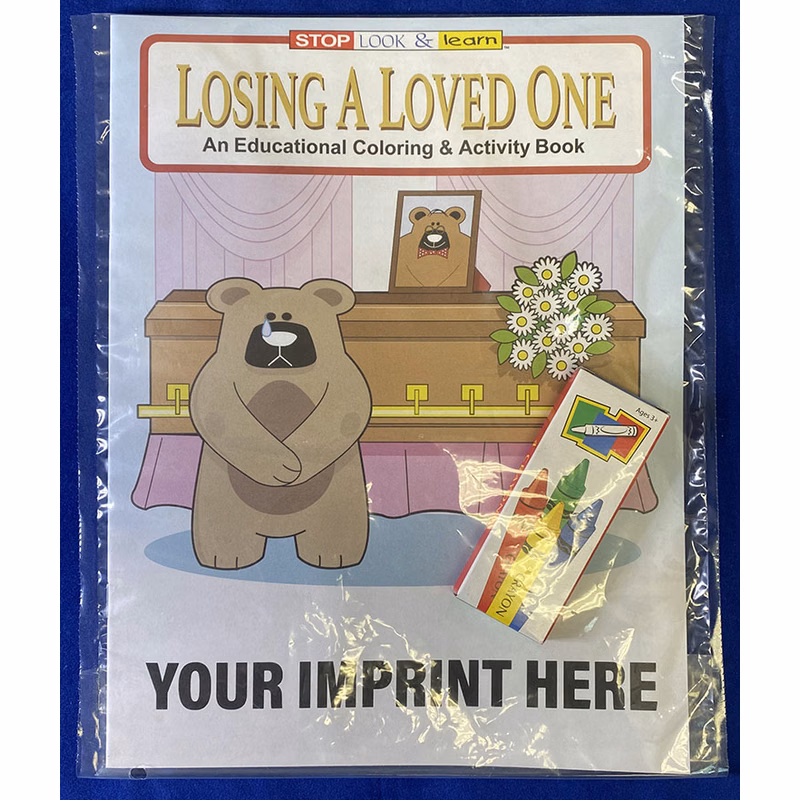 COLORING SET - Losing A Loved One Coloring Book Fun Pack